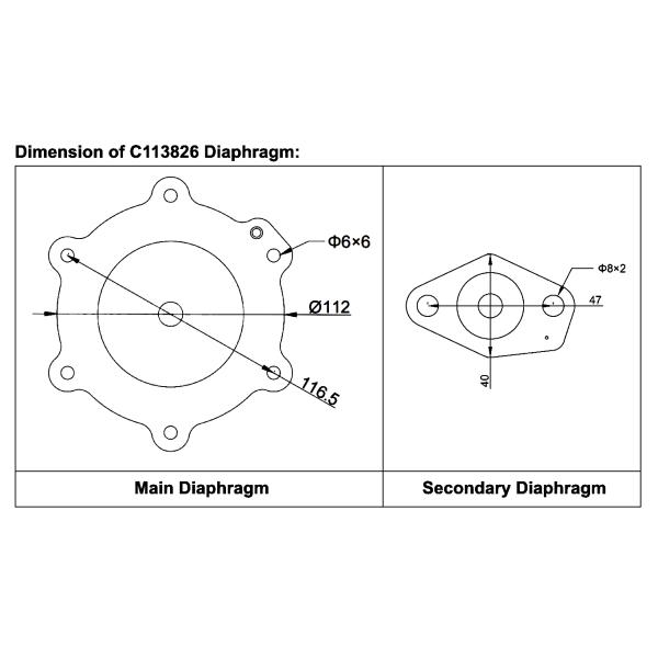 ASCO 1.5-inch Diaphragm C113826 SCG353A046 Pulse Valve Diaphragm Repair Kit
