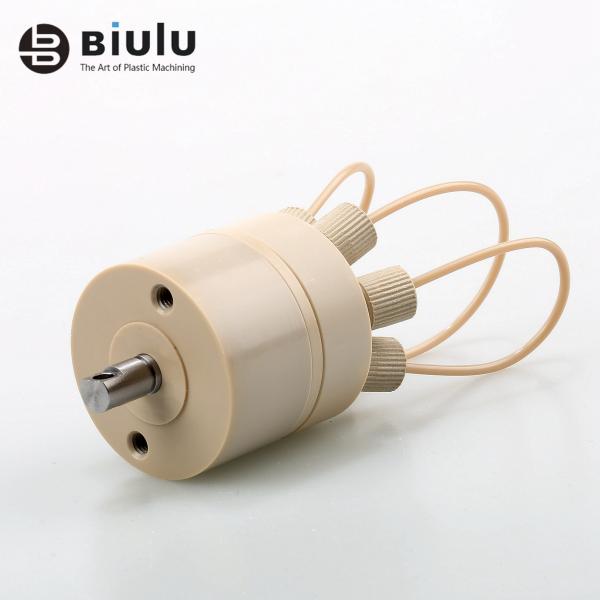 5 Axis PEEK Plastic Machining Machining Peek Parts Custom Color OEM / ODM