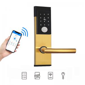 China CE FCC TTlock Tuya App Apartment Smart Door Lock With Electronic Touch Keypad on sale