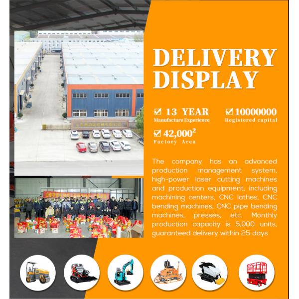 Factory Earth-Moving Machinery Mini Dumper Garden Hydraulic 800 Kg Crawler Dumper