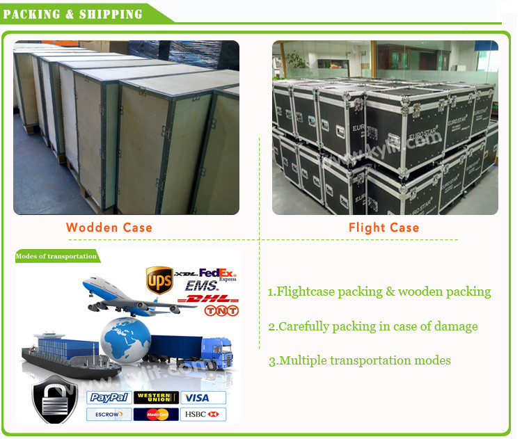 Full Color Outdoor LED Displays Rental With 6-70m Viewing Distance , 6mm Pixel Pitch