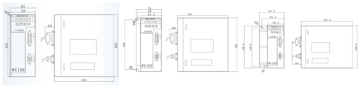 Position Control AC Servo Drive RS485 Modbus Servo Drive IP20