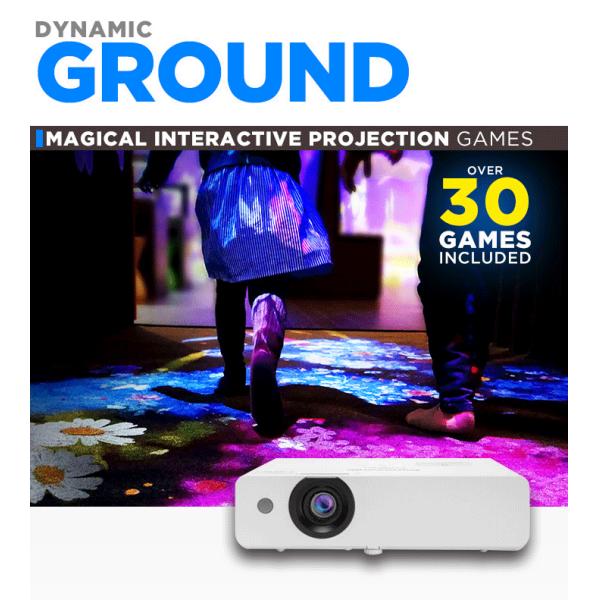 Multiplayer Interactive Floor Projector Children Game for Amusement Park