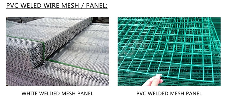 Iron 3*3 welded Welded Wire Mesh rolls pvc coated welded wire mesh farm fence