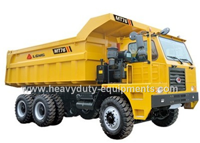 60 tons Off road Mining Dump Truck Tipper 306kW engine power drive 6x4 with 34m3 body cargo Volume