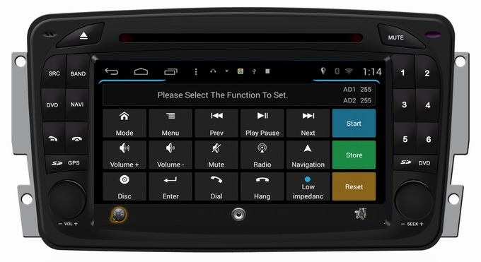 Ouchuangbo android 4.4 car stereo dvd gps navigaton Mercedes W203 support BT Aux 3G WIFI
