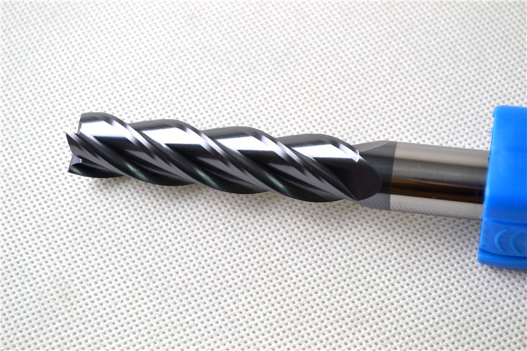 6 Flute High Performance End Mills , Solid Carbide Cnc Milling Cutters