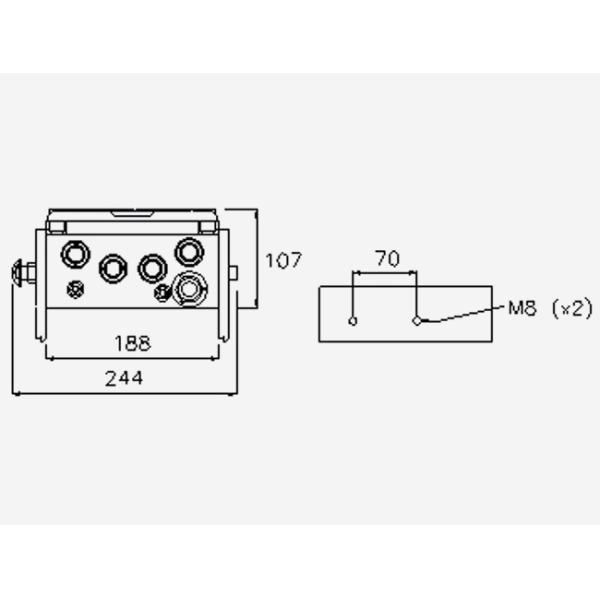 Aluminium Hydraulic Multi Coupler 5 Lines 4 Lines Size 08 1 Line With Electric Connector
