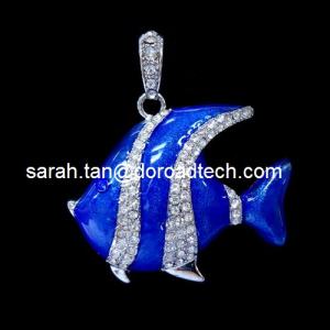 Quality Fish Shaped Jewelry USB Flash Drives for sale