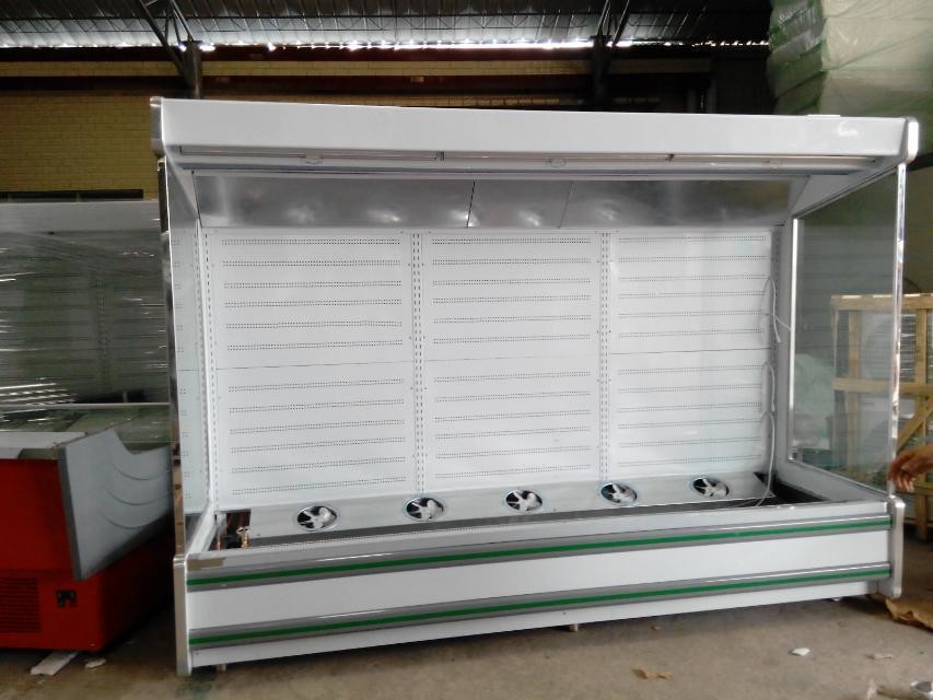Commercial Open Display Refrigerator For Supermarket With Customized Size