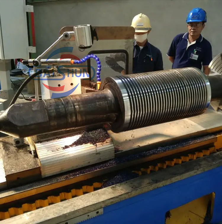 Heavy Duty Big Bore Metal Lathe Turning CA8450 Roll Turnning Machine