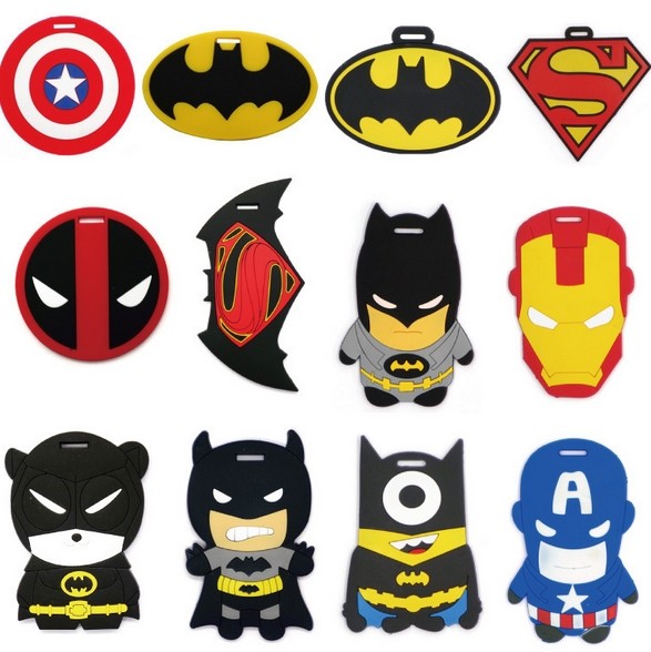 Wholesale rubber soft pvc custom plastic silicone luggage tag