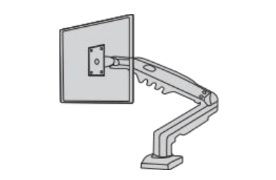 Cantilever mounting configuration diagram