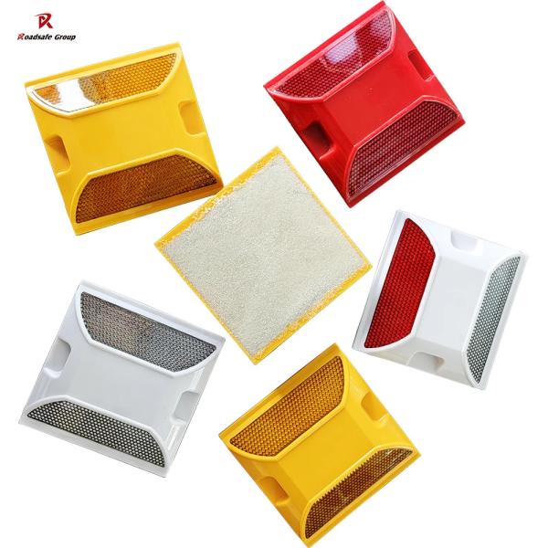 ABS Plastic Reflective Road Stud with Double Reflector Traffic Safety Road Marker for Highway