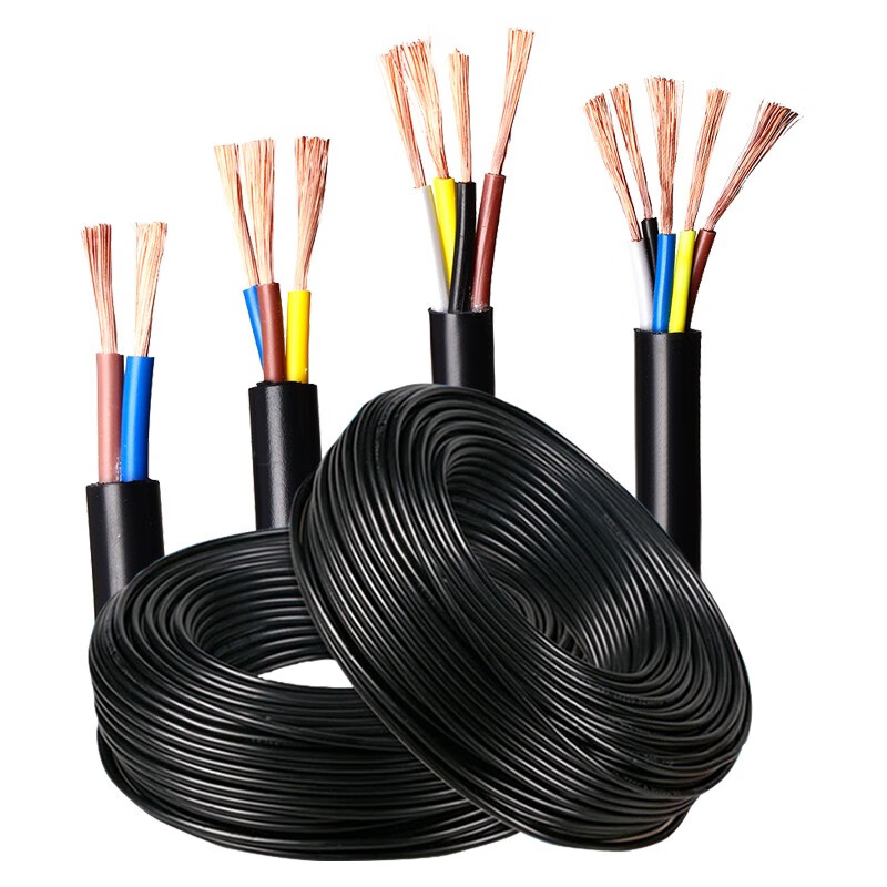 450V Copper Core Irrigation Control Wire RVV 2*0.75mm PVC Insulation
