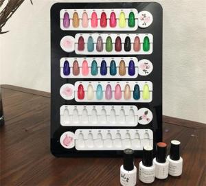 Quality Mosaic Manicure Nails Color Card Display Board Accessory For Acrylic Nail Gel Polish Display Book for sale