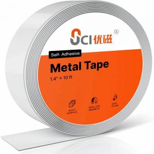 Quality 3m 10m Lightweight Self Adhesive Steel Tape Flexible Magnet Material OEM for sale
