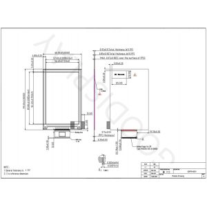 China 4.0'' 400*600 full color reflective standard e-paper display on sale