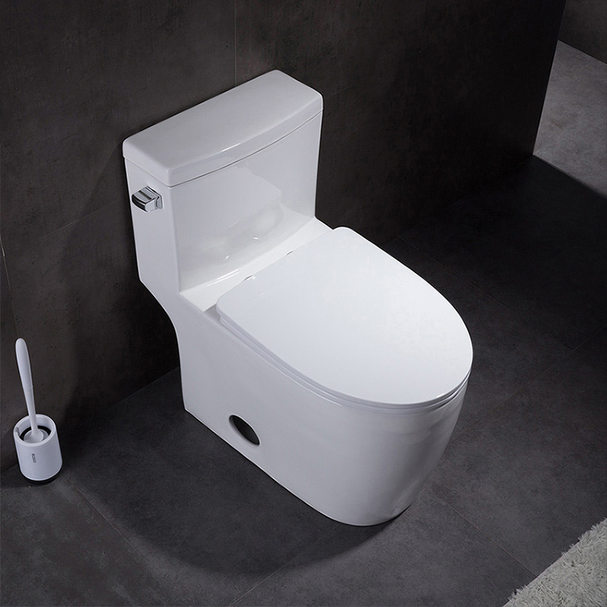Seamless CUPC Toilet Single Piece Flush Tank Siphonic Commode Flush System