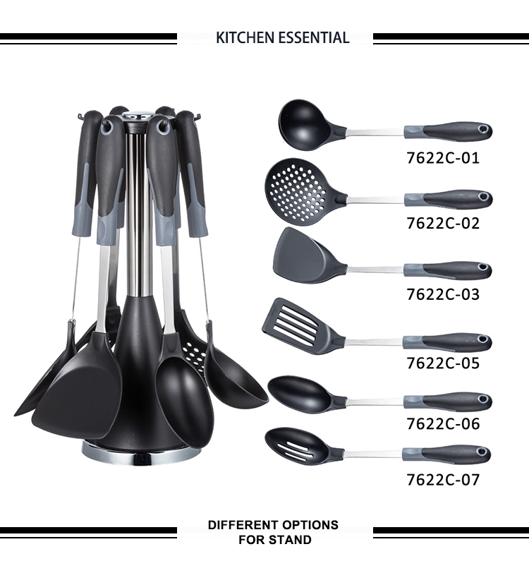 Flexible Kitchen Utensils Set for Any Color Kitchen and Design Heat Resistant Utensils