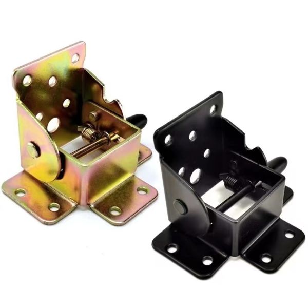 Furniture Connection Accessories 90-degree Self-locking Bracket Table Leg Folding Hinge Lock Extension Bracket