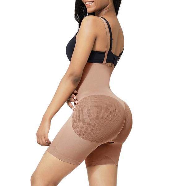 Nonwoven Weaving Method High Waist Shapewear Slimming Body Shaper for Plus Size Women