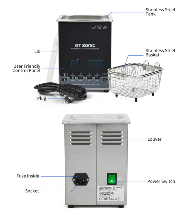 Easy Control Heating Temperature Settable Ultrasound Cleaning Equipment