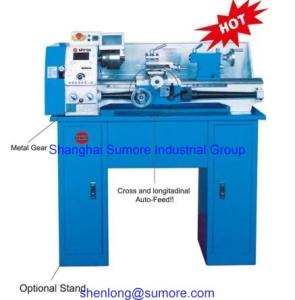 Quality small big bore variable speed bench lathe for sale