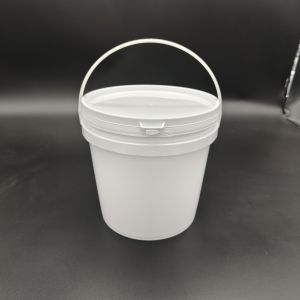 IOS9001 Anti Rust Big Round Plastic Bucket With Handles