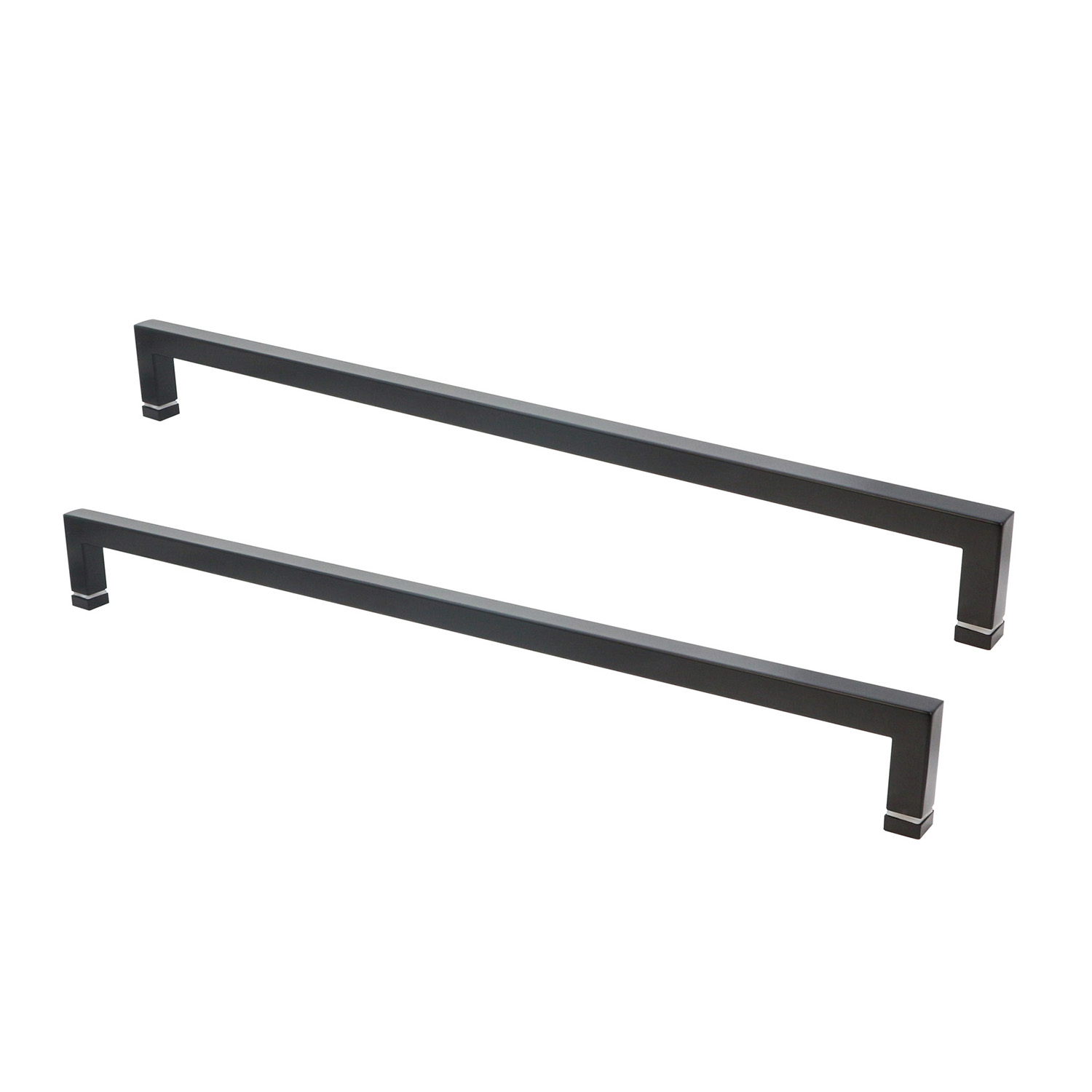 8-12mm Door Thickness Stainless Steel Square Shower Door Handle with Handle