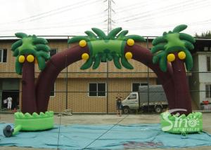 Quality New tropical coconut tree advertising inflatable arch for sale for sale