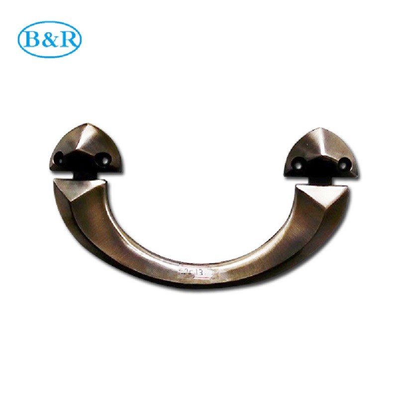 Zamak Coffin Accessories Herrajes Para Ataudes H017 Rocker Casket Handles Size 22.5 * 11.5 Cm