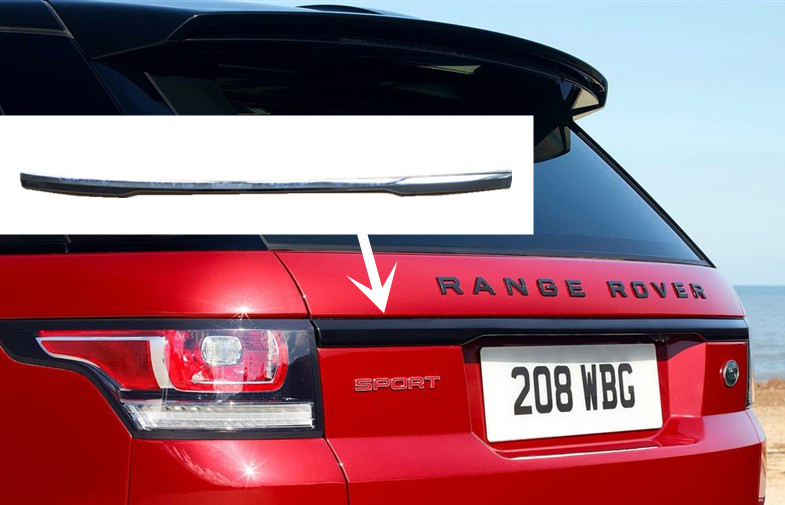 Range Rover Sport 2014 Auto Body Trim Parts Back Door Trim Strip Chrome