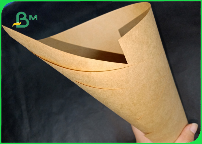 80gsm good breakage resistance high strength brown kraft paper for bags