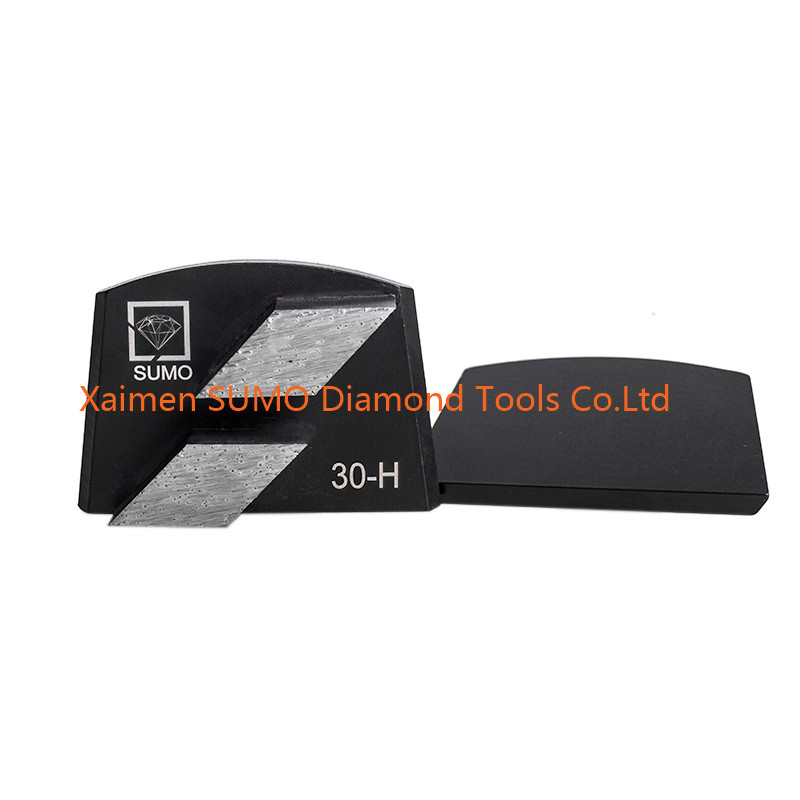 Fast Lavina Diamond Tooling Double Rhombus Seg Concrete Grinding Block