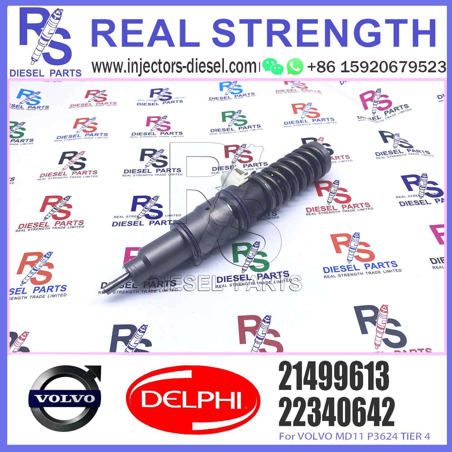 Direct Sale Diesel Fuel Injector 21499613 22340642 BEBE4G16001 For V-O-L-V MD11 P3624 TIER 4