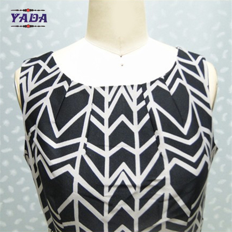 Wholesale latest clubwear sexy spandex print elegant ladies executive dresses one piece dress pattern for women