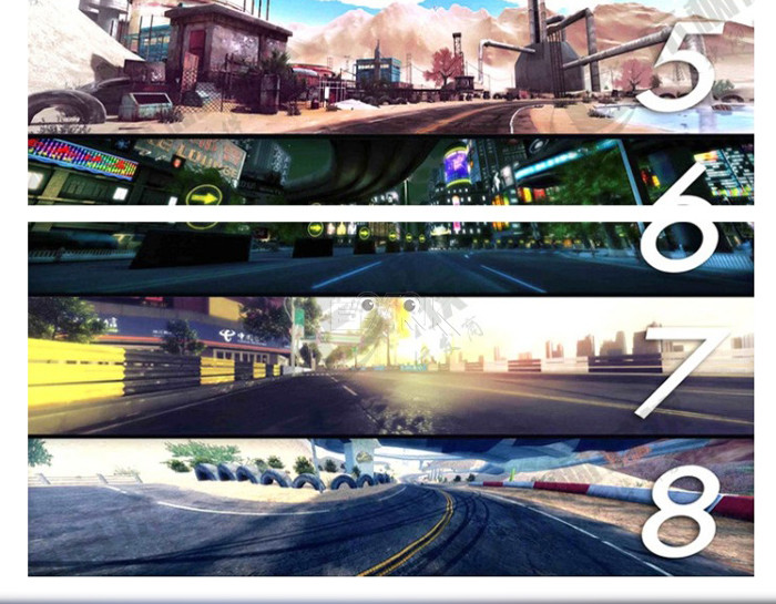 Three Screen 9D VR Simulator Racing Car Virtual Reality Game Machine