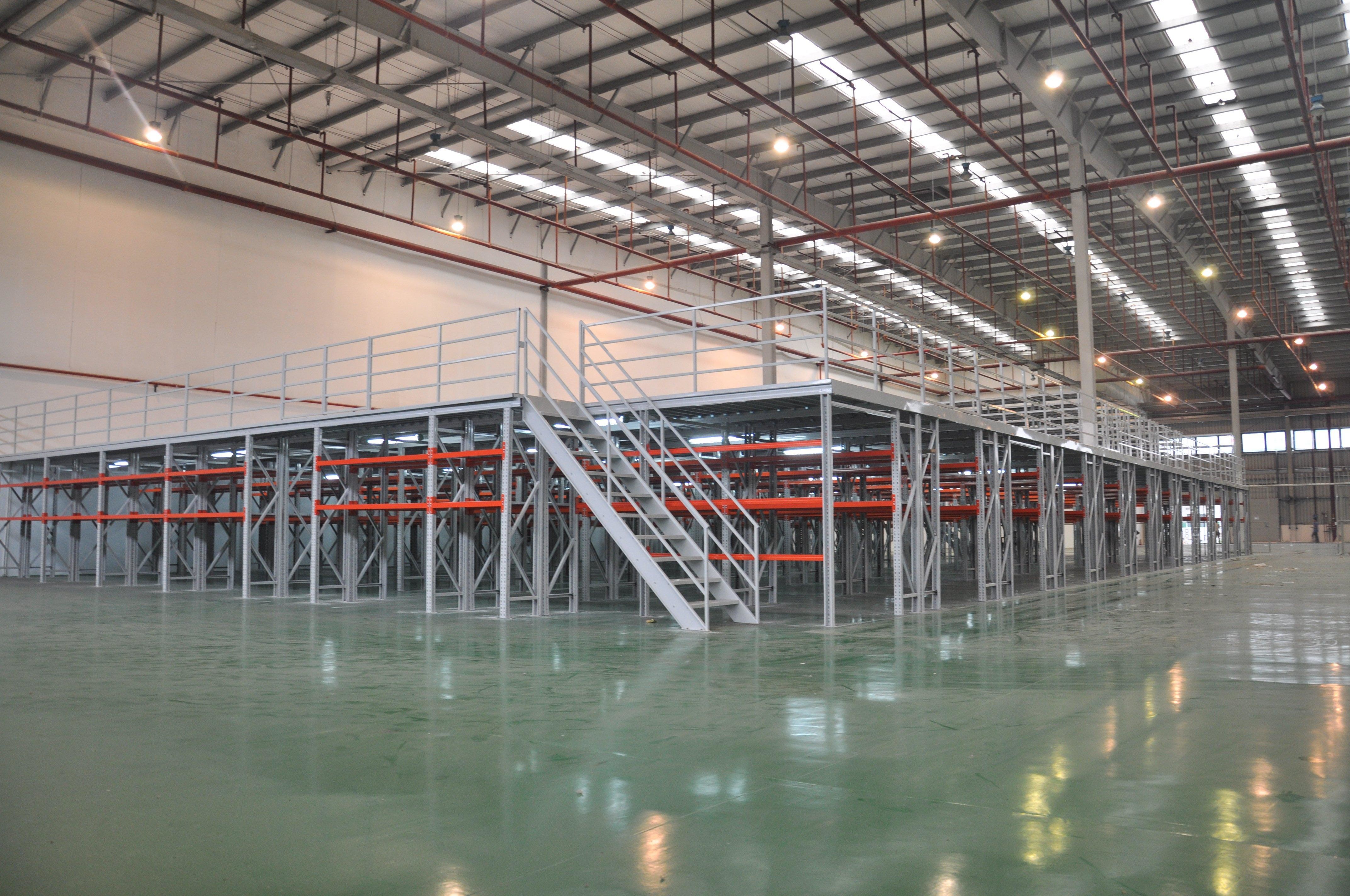Steel Mezzanine Heavy Duty Shelf Customized Storage Tire Racking