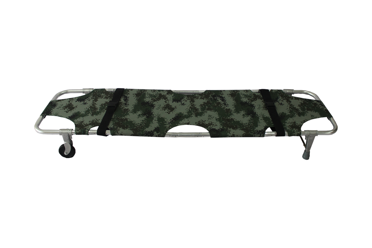 46 X 48 X14cm Folding Medical Stretcher Military Green Aluminum Alloy 7kg