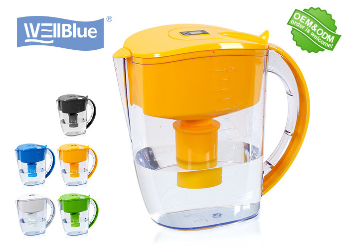 Household Plastic Alkaline Water Pitcher With Non Electric Eco Friendly