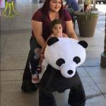Hansel high quality entertainment walking plush animal electric scooter
