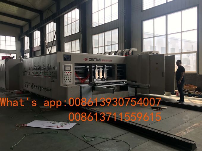 Single Slotting Carton Folding Machine Pneumatic-Flapping For Cardboard With High Speed