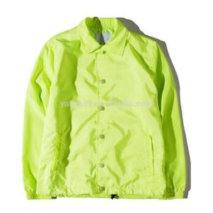 Quality Custom high quality blank 100% polyester mens coaches jacket for sale