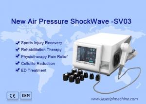Quality 6 Bar Air Pressure 12 Tips Portable Gainswave Machine For Pain Relief for sale
