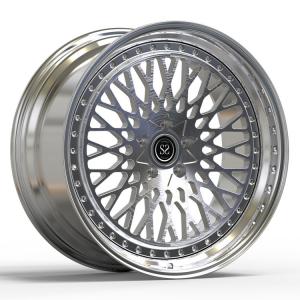 China 2 PC Polished Wheels For Golf 6 R Forged Brushed Gun Metal 20inch 20x9.5 Alloy Car Rims on sale