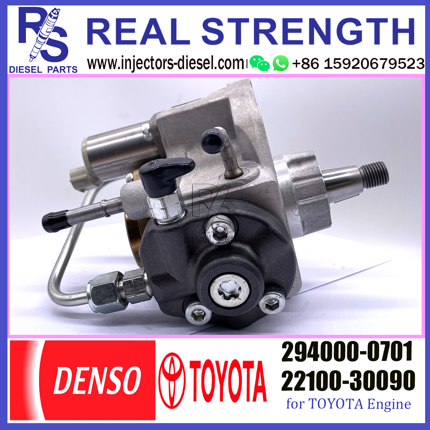 Denso 294000-0700 294000-0701 Common Rail Pump for Toyota 1KD 2KD 294000-0700 294000-0701 22100-30090