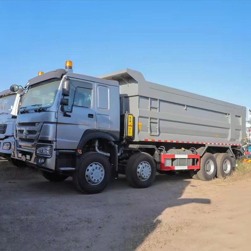 CIMC 3 axles 40 ton half round used in sandstone construction sites mining gravel plants earthwork end dump truck semi trailer