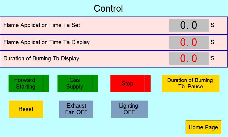 IEC60695 Flammability Testing Equipment , 0.5m³ Needle - Flame Tester PLC Control