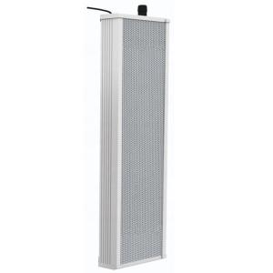 80W Waterproof Aluminum Column Speaker 70DB 80HZ-16KHZ Frequency